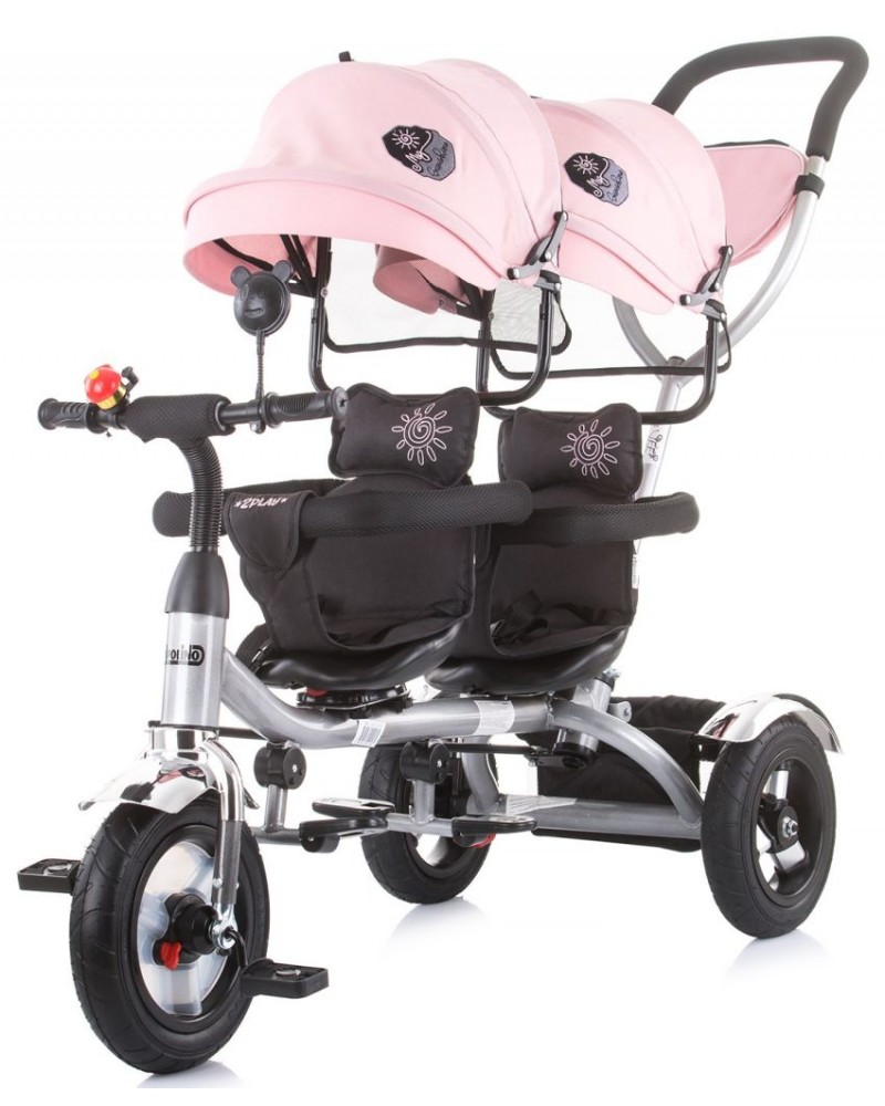 Triciclo gemelar 2 PLAY MINT de CHIPOLINO adecuado hasta los